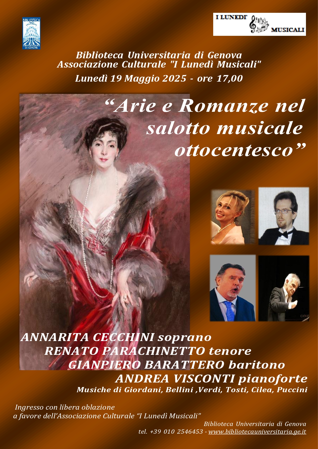 I Lunedi Musicali in Biblioteca Universitaria 2025